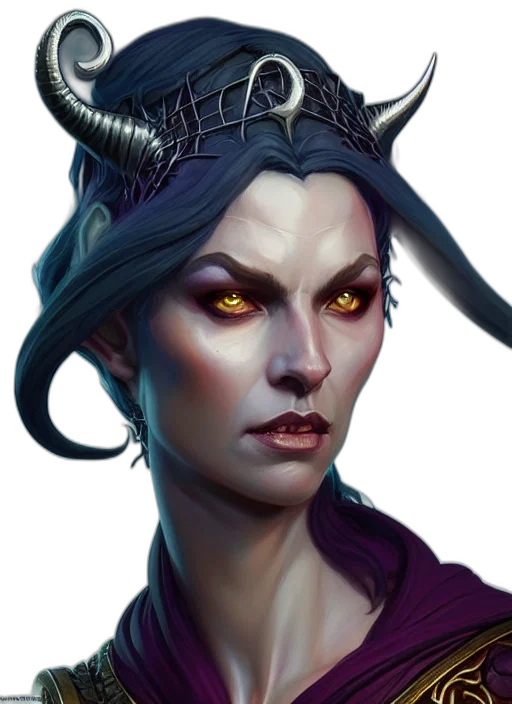 face, crown, staff, dragon transparent PNG cut-out
