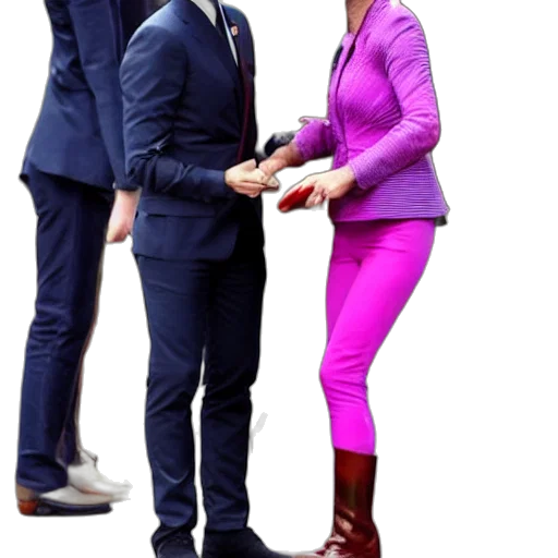 staff, jacket, shoes, dress transparent PNG cut-out