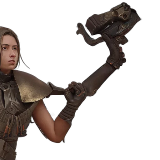 weapon, staff, sword, robot transparent PNG cut-out