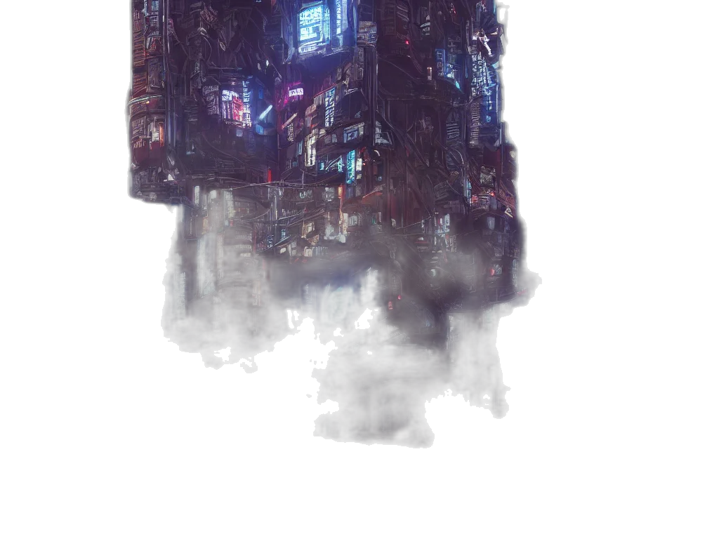 robot, building, dress, mask transparent PNG cut-out