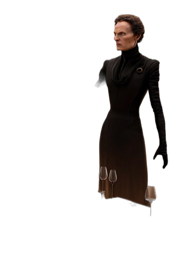 dress, staff, jacket, concept art transparent PNG cut-out