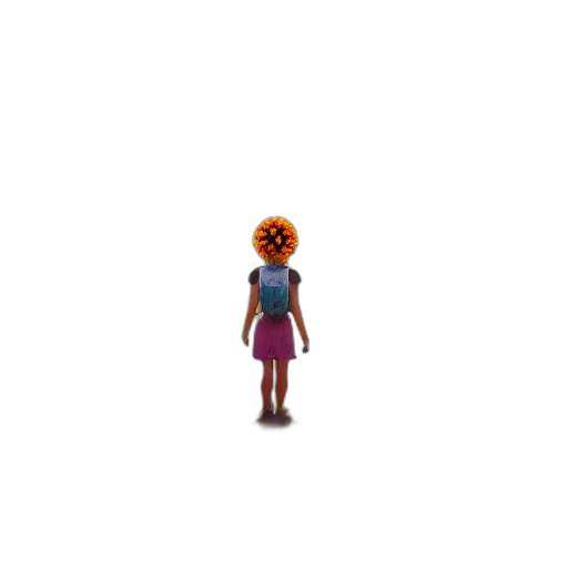 dress, mask, robot, staff transparent PNG cut-out