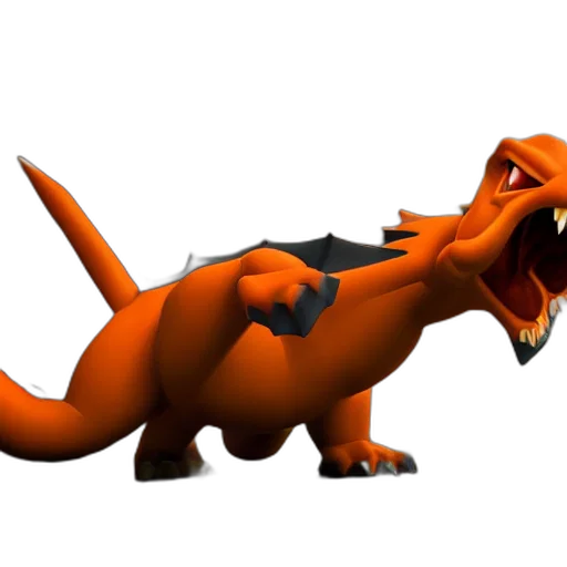 dragon, animal, creature, staff transparent PNG cut-out