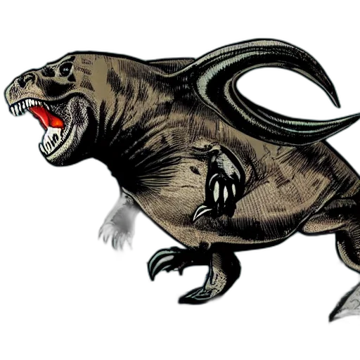 dragon, creature, animal, staff transparent PNG cut-out