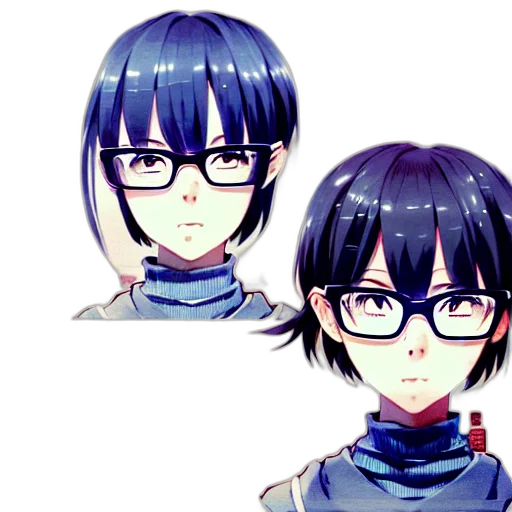 face, mask, anime, concept art transparent PNG cut-out
