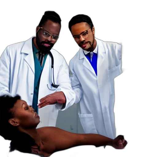 concept art, fire, black, scientists transparent PNG cut-out