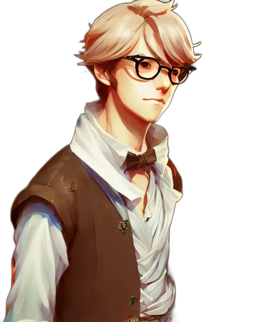 staff, fantasy art, pixel art, anime transparent PNG cut-out