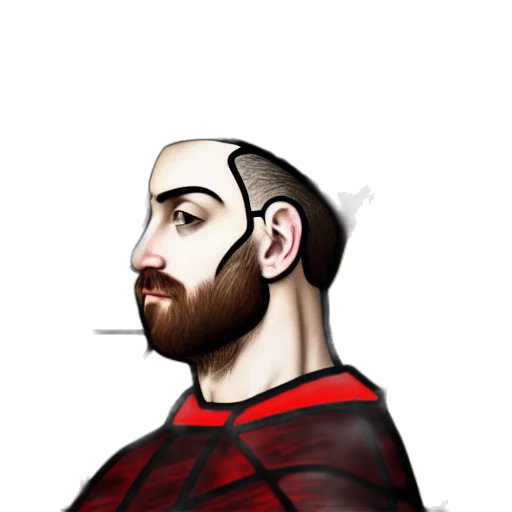 face, dragon, hair, mask transparent PNG cut-out