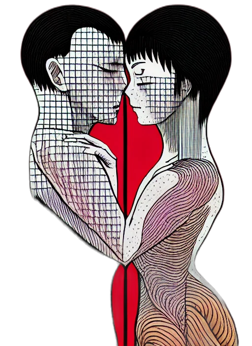 mask, jewelry, jacket, face transparent PNG cut-out