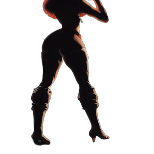 staff, robot, weapon, hair transparent PNG cut-out