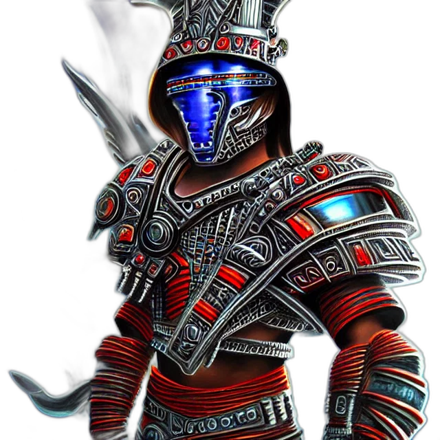 sword, mask, robot, staff transparent PNG cut-out
