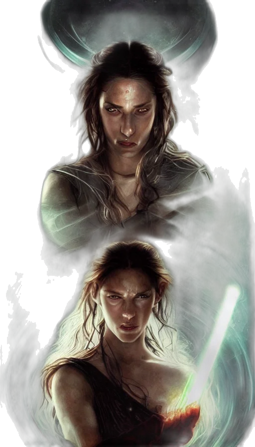 concept art, fantasy art, comic book art, photorealistic transparent PNG cut-out
