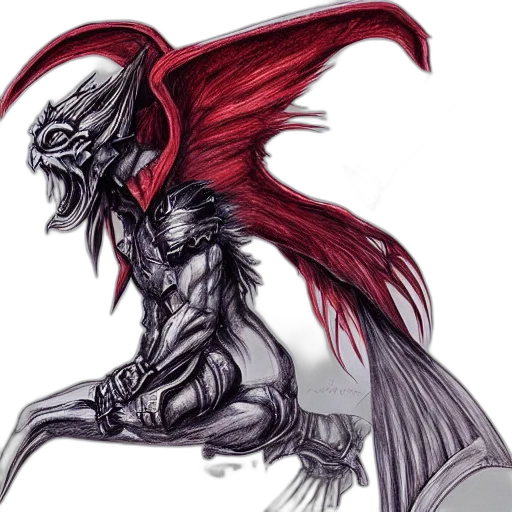 dragon, creature, mask, concept art transparent PNG cut-out