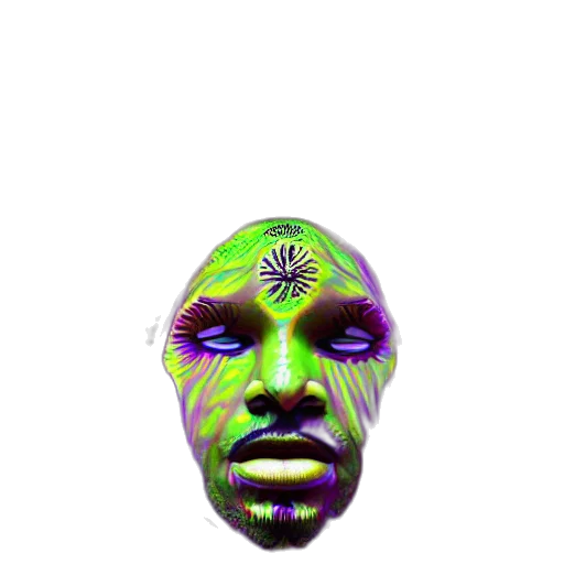 mask, face, creature, crown transparent PNG cut-out