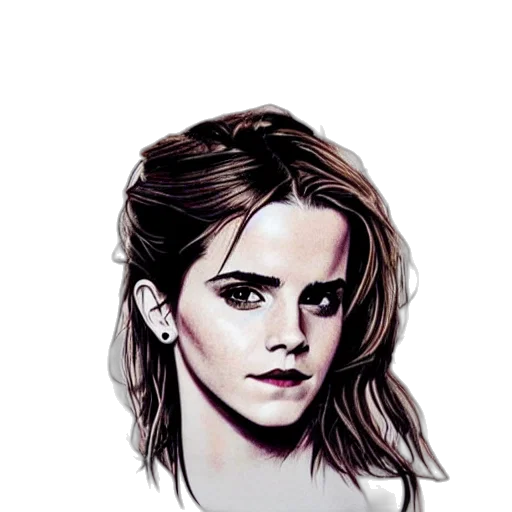 face, hair, jacket, crown transparent PNG cut-out