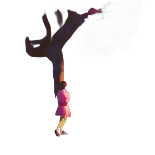 staff, concept art, 3d render, pixel art transparent PNG cut-out
