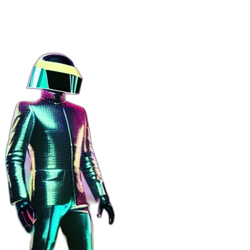 robot, jacket, staff, mask transparent PNG cut-out