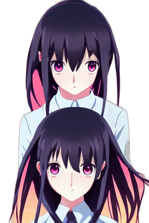 anime, cartoon, 3d render, pixel art transparent PNG cut-out
