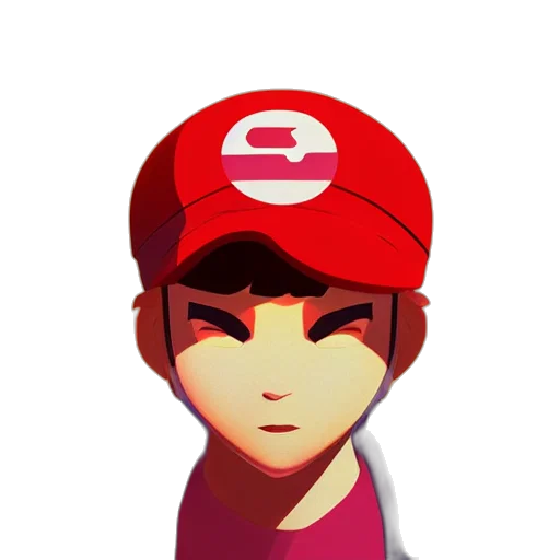 face, hat, staff, mask transparent PNG cut-out