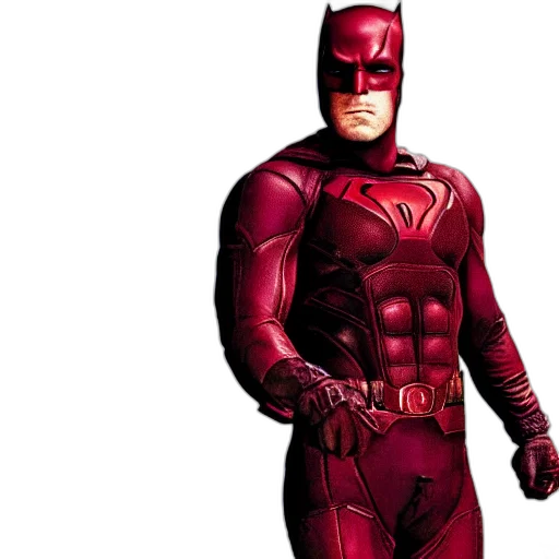comic book art, concept art, red, ben transparent PNG cut-out