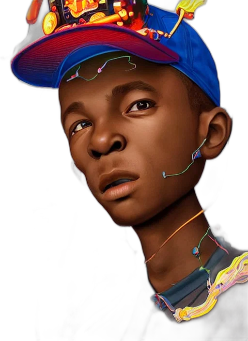 face, hat, crown, jacket transparent PNG cut-out