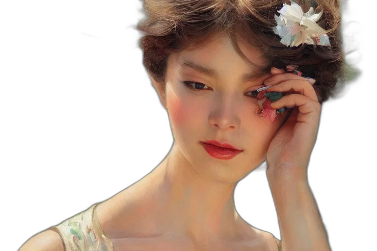 jewelry, photorealistic, oil painting, 3d render transparent PNG cut-out