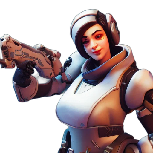 robot, weapon, face, concept art transparent PNG cut-out