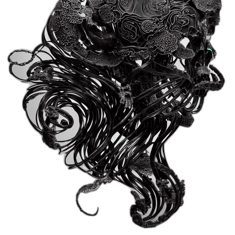 hair, mask, crown, face transparent PNG cut-out