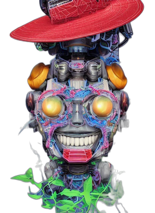 robot, mask, face, hat transparent PNG cut-out
