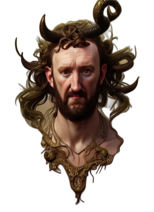 hair, face, crown, creature transparent PNG cut-out