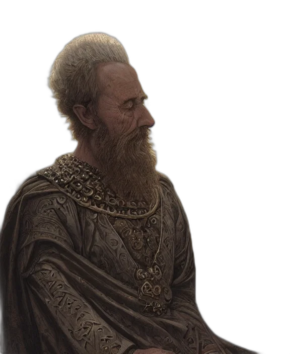 crown, sword, staff, face transparent PNG cut-out