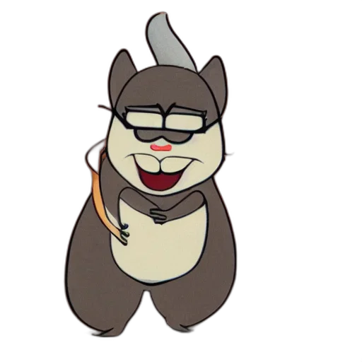 staff, animal, creature, cartoon transparent PNG cut-out