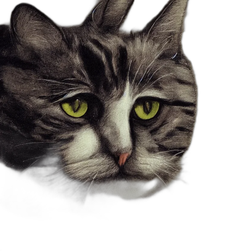 animal, face, creature, hat transparent PNG cut-out