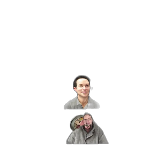 face, staff, jacket, creature transparent PNG cut-out