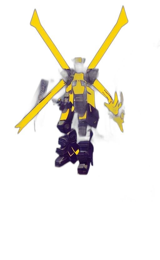 robot, weapon, staff, sword transparent PNG cut-out