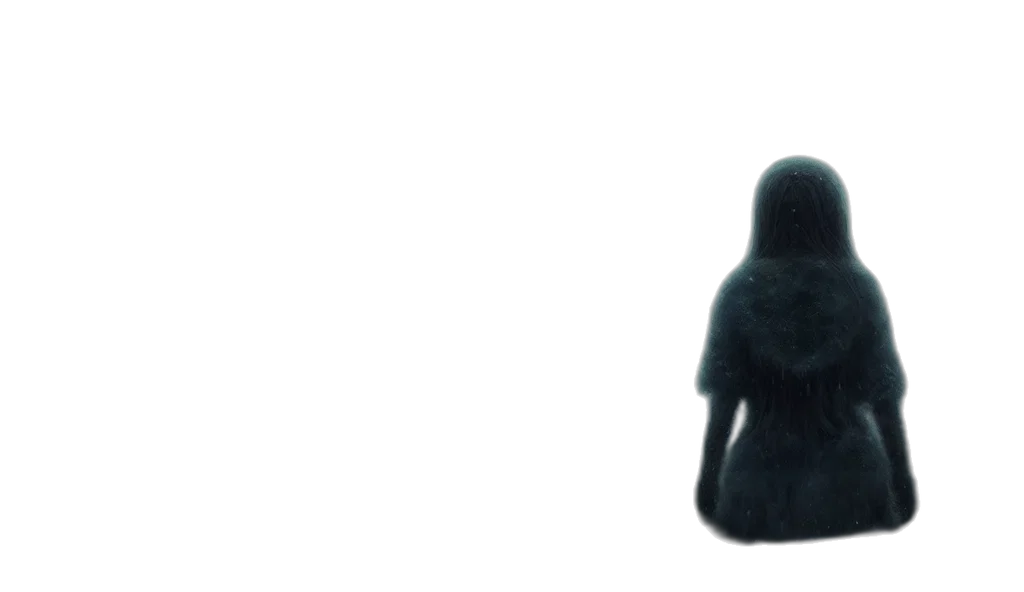 jacket, hat, mask, staff transparent PNG cut-out