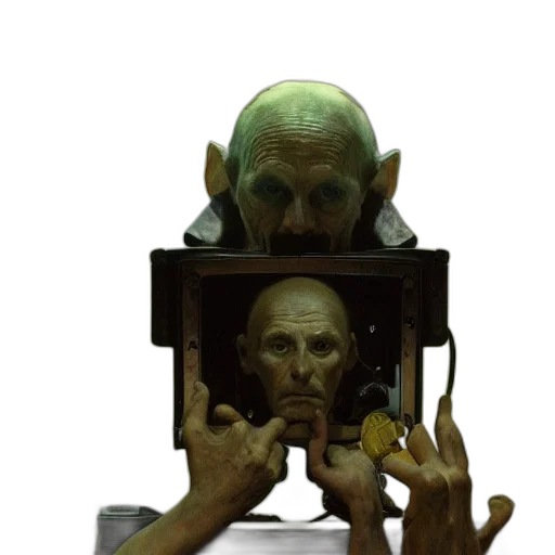 mask, face, creature, robot transparent PNG cut-out