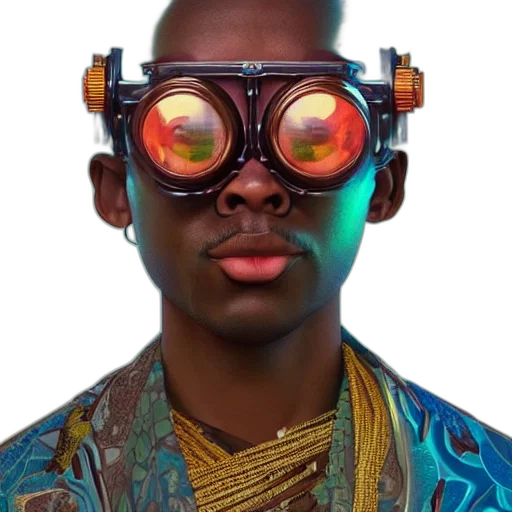 face, robot, mask, staff transparent PNG cut-out