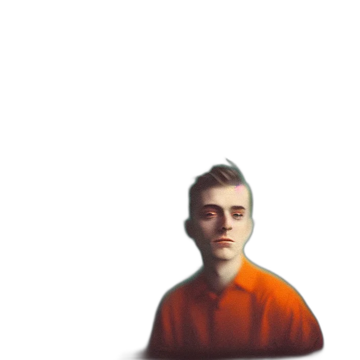 face, staff, jacket, robot transparent PNG cut-out