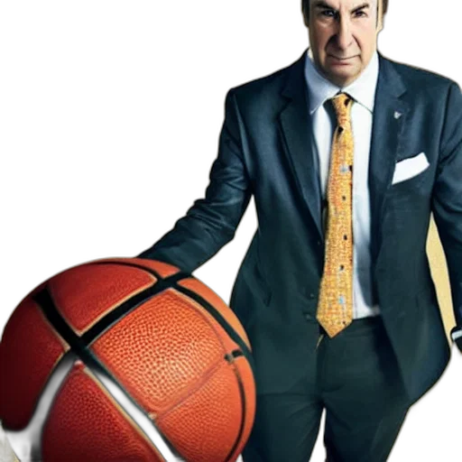 saul, goodman, balling, basketball transparent PNG cut-out