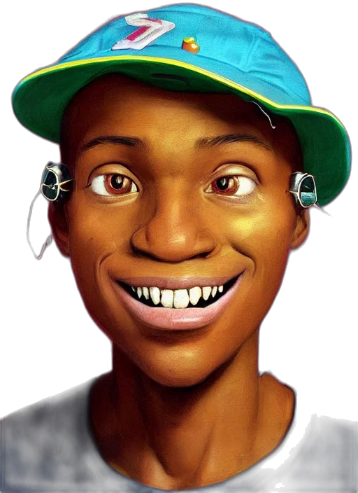 face, mask, hat, photorealistic transparent PNG cut-out