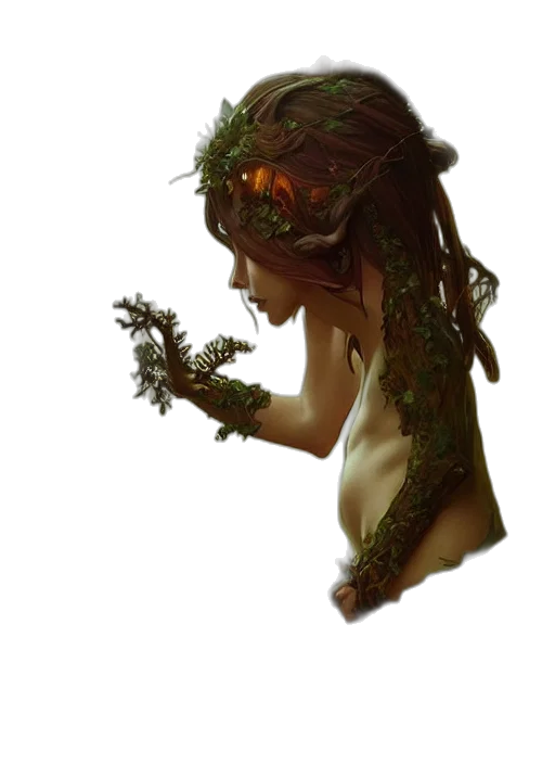 crown, creature, mask, dress transparent PNG cut-out