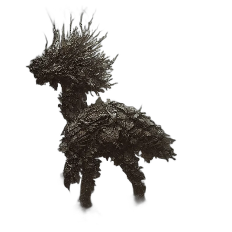 hair, dragon, animal, creature transparent PNG cut-out