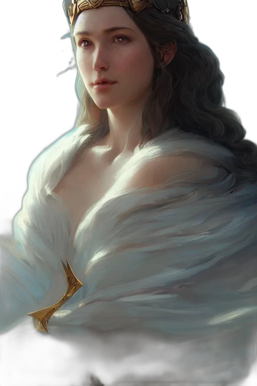 crown, dress, dragon, face transparent PNG cut-out