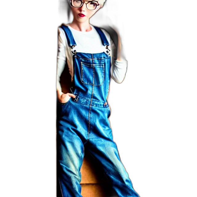 dress, staff, cartoon, photorealistic transparent PNG cut-out