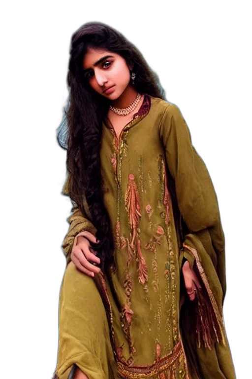 dress, jewelry, photorealistic, oil painting transparent PNG cut-out