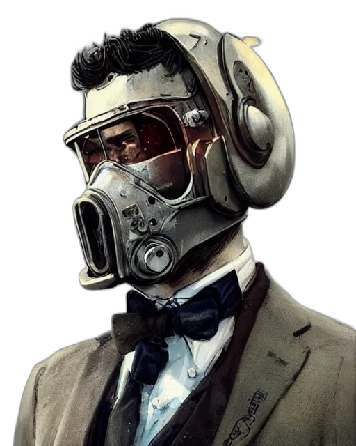 mask, face, robot, jacket transparent PNG cut-out