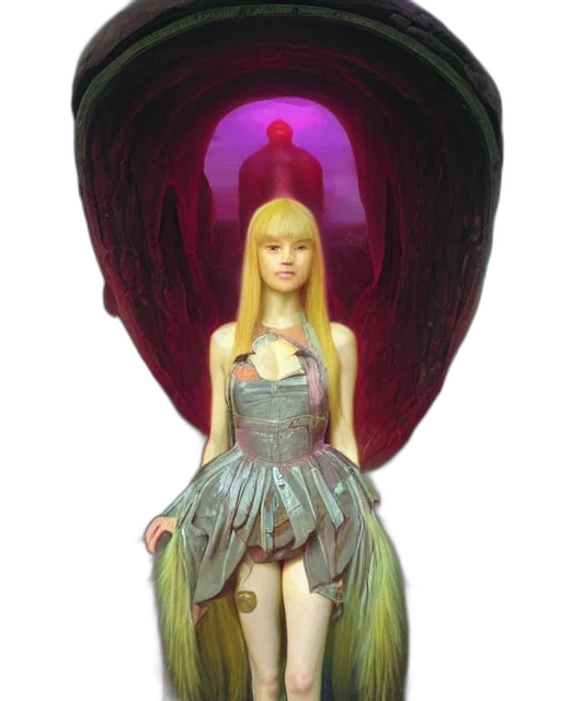 dress, fantasy art, concept art, 3d render transparent PNG cut-out