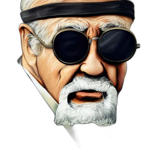 face, staff, hat, mask transparent PNG cut-out