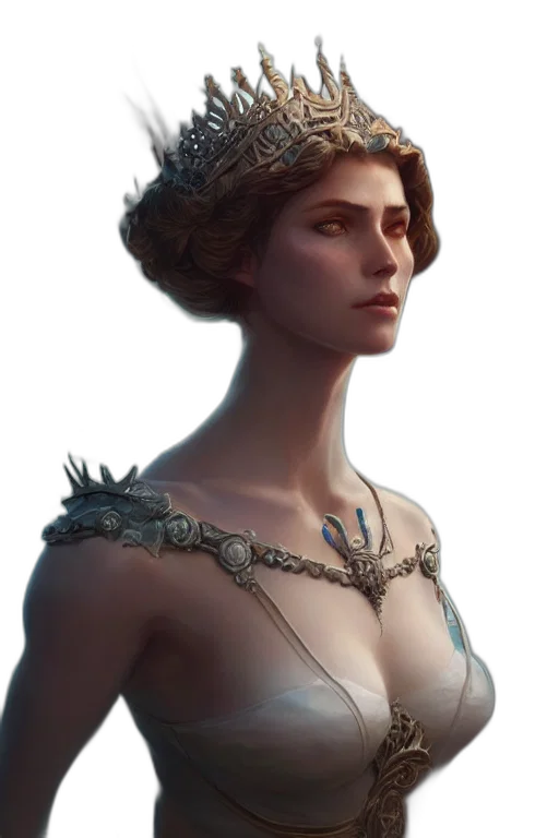 crown, jewelry, dress, face transparent PNG cut-out